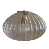 SMITH&SMITH Zucca Clear Rippled Glass Pendant Lamp