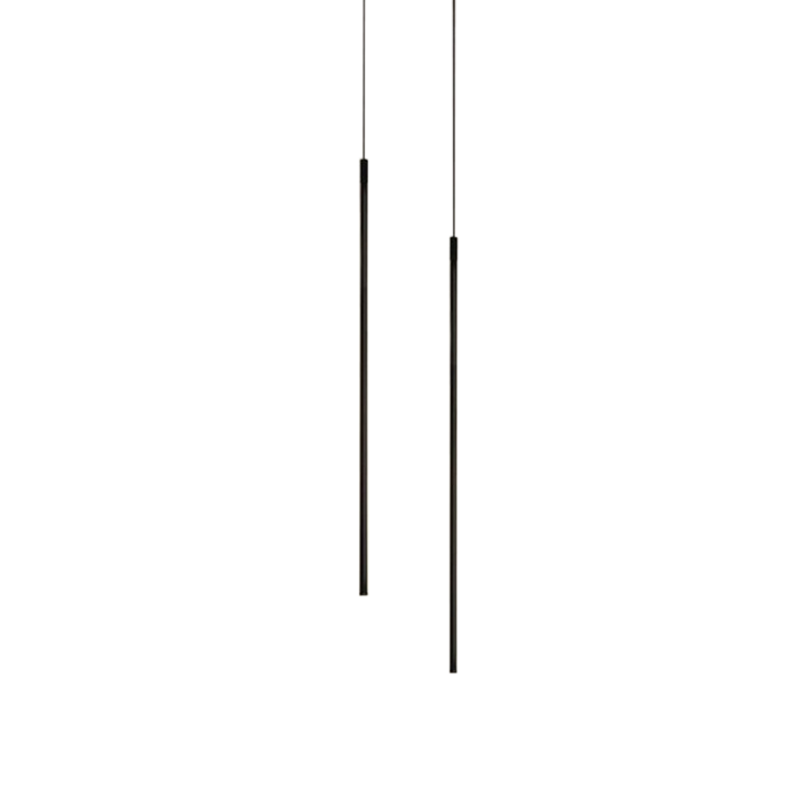 SMITH&SMITH Lighting Sydney Eureka 1200 Black LED Linear Drop Pendant Lamp Drawing