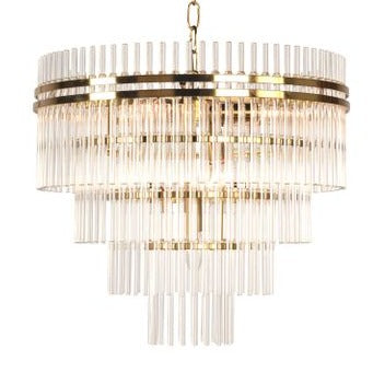 Infinity Chandelier Brass