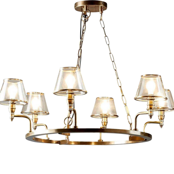 SMITH&SMITH Pisha 6 lamp chandlier is made to order
