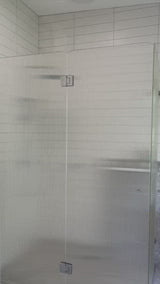 SMITH&SMITH Clear Reeded Fluted Glass Pendant Lamp in Australian Bathroom
