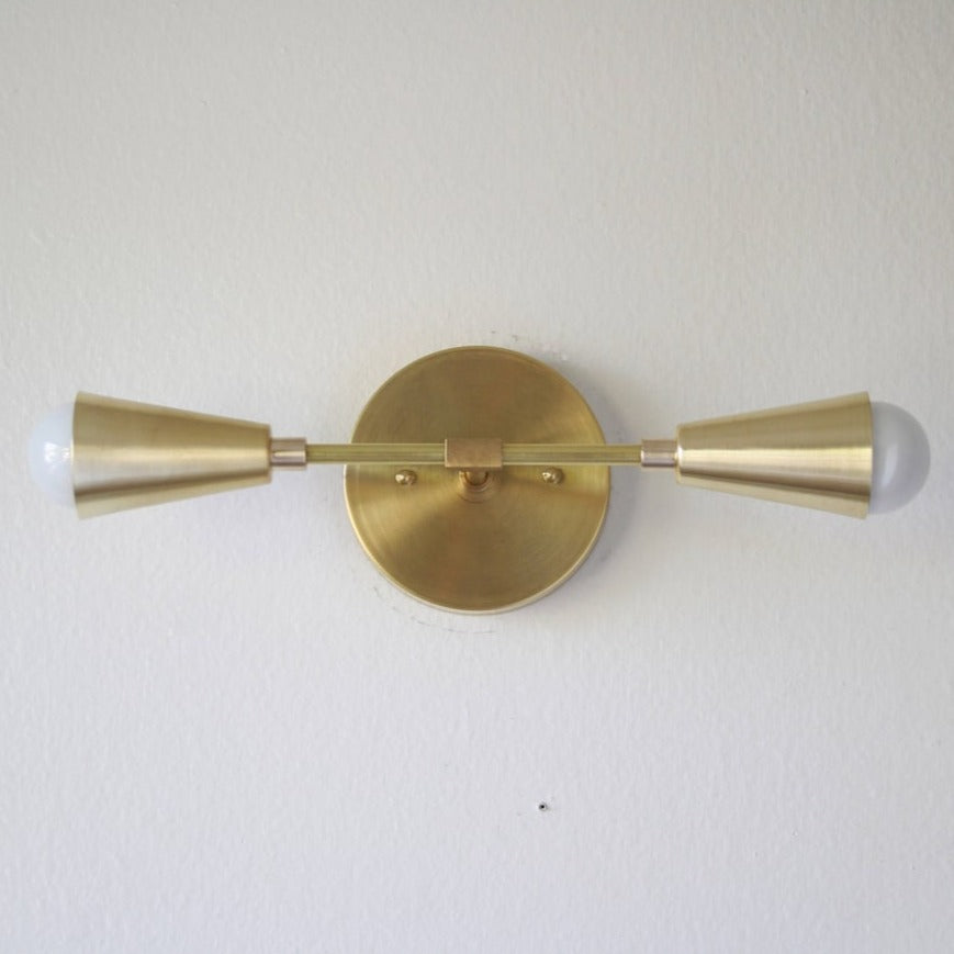 Juno Twin Cone Wall Lamp