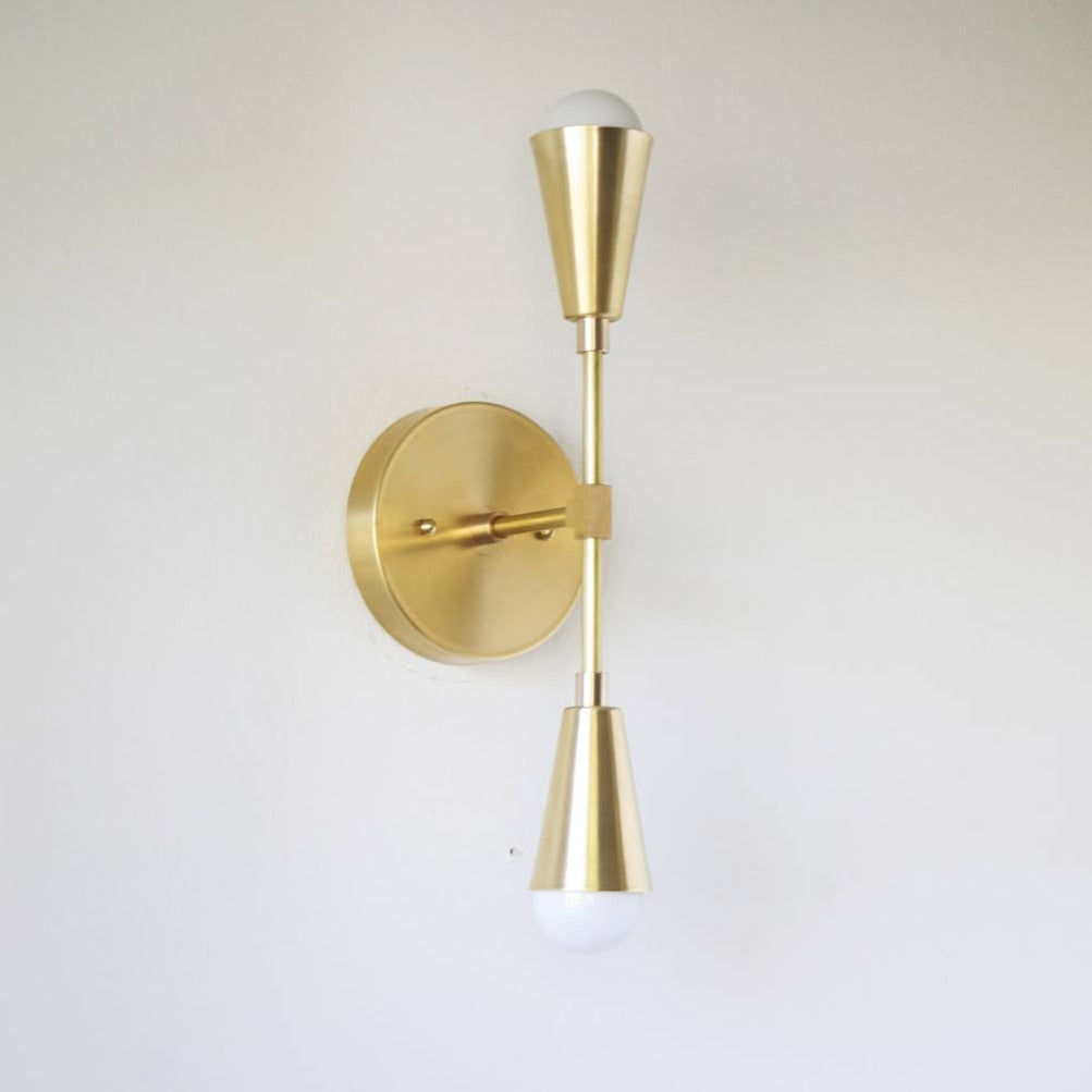 Juno Twin Cone Wall Lamp
