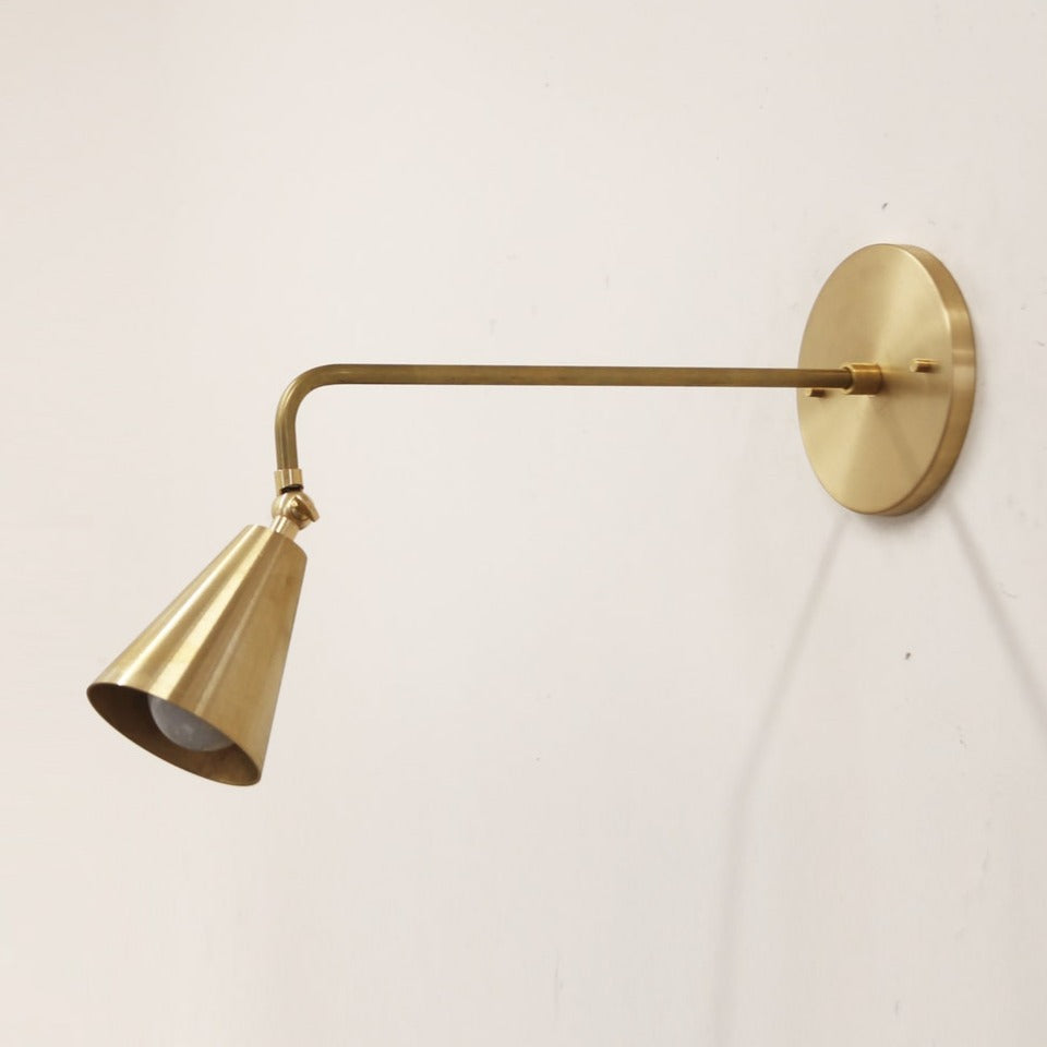 Alexa Long Arm Wall Lamp (Adjustable Shade)