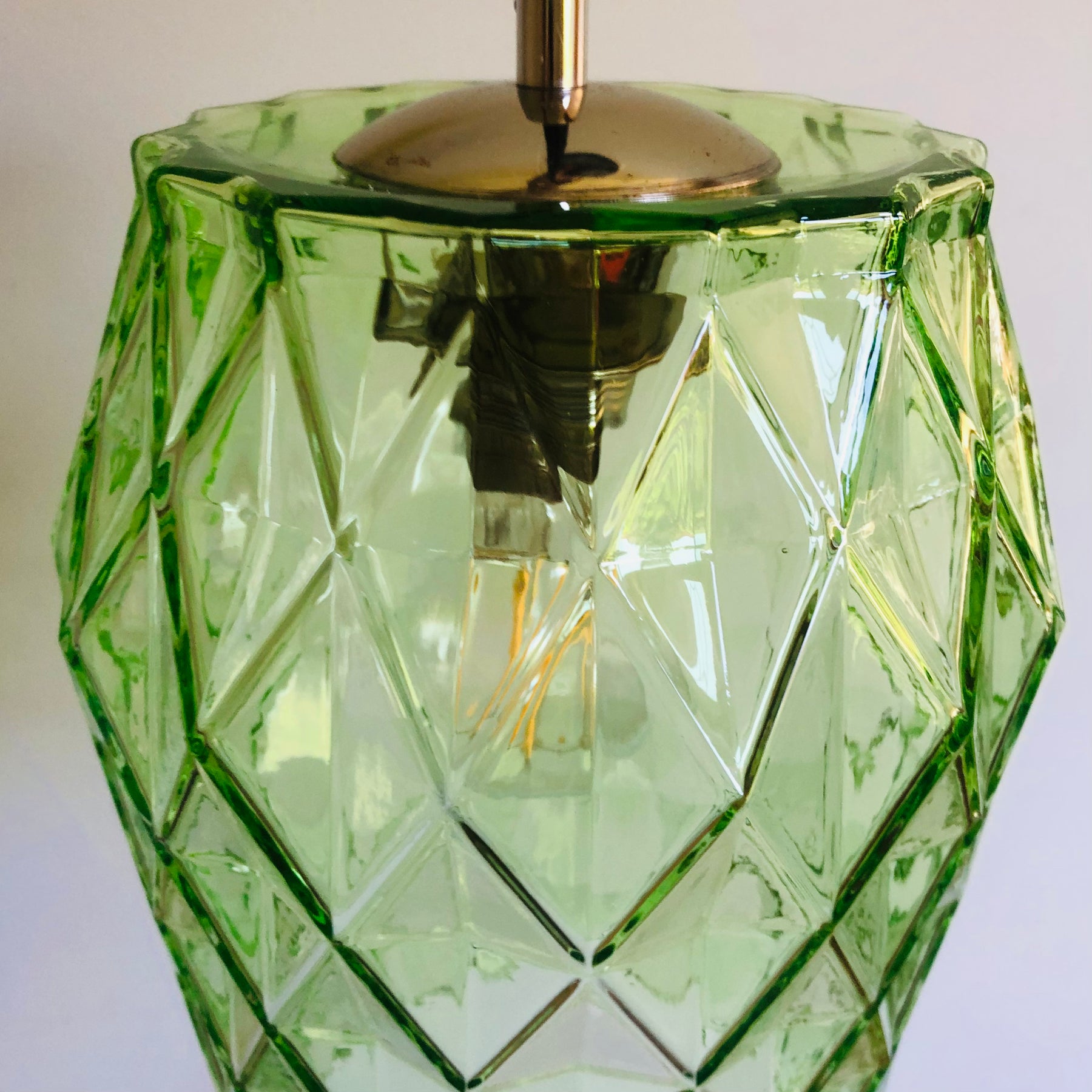 Krustallos '273' Pale Green Pendant Lamp