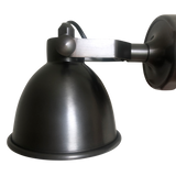 SMITH&SMITH Florence Gun Metal Black Sconce Wall or Ceiling Lamp - Large