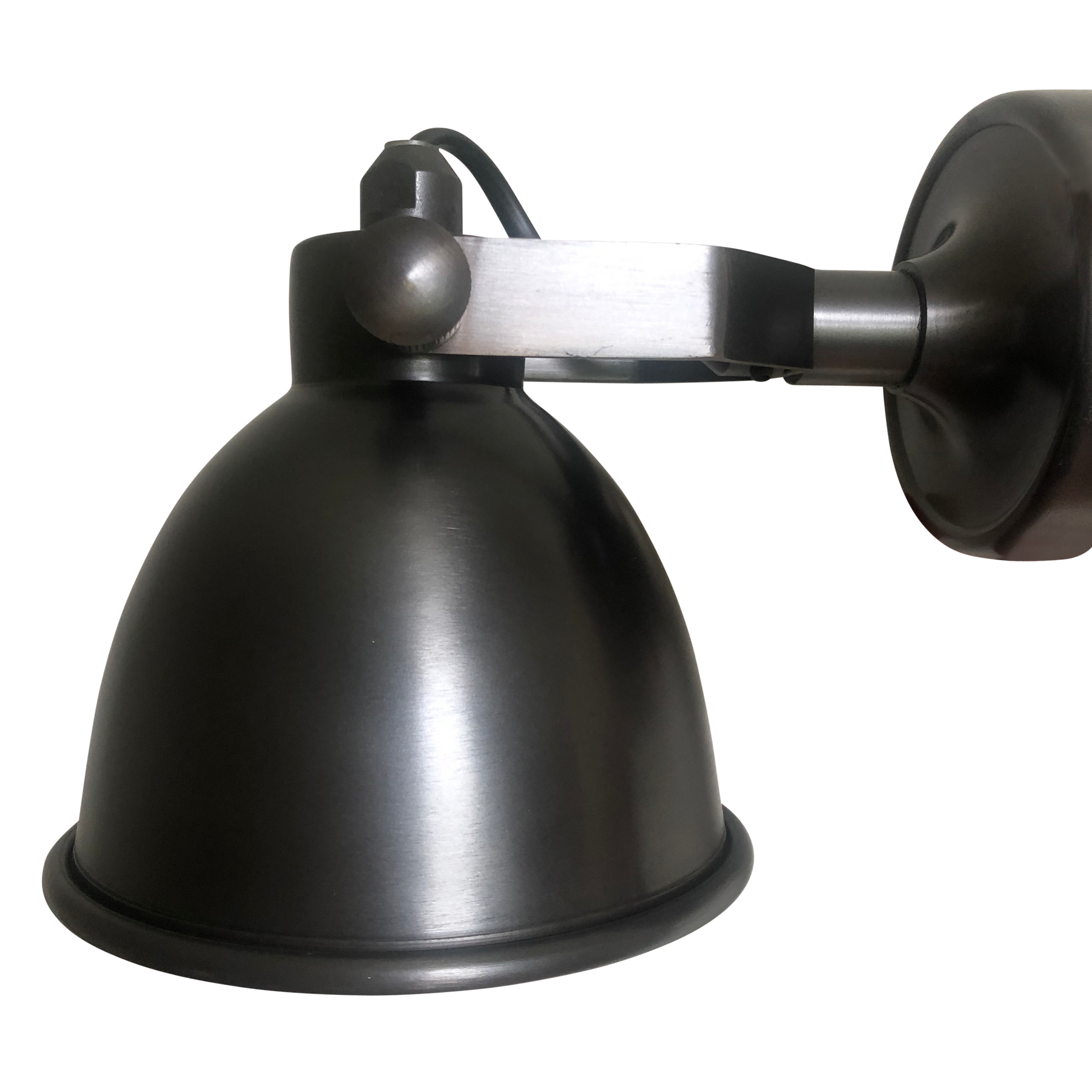 SMITH&SMITH Florence Gun Metal Black Sconce Wall or Ceiling Lamp - Large