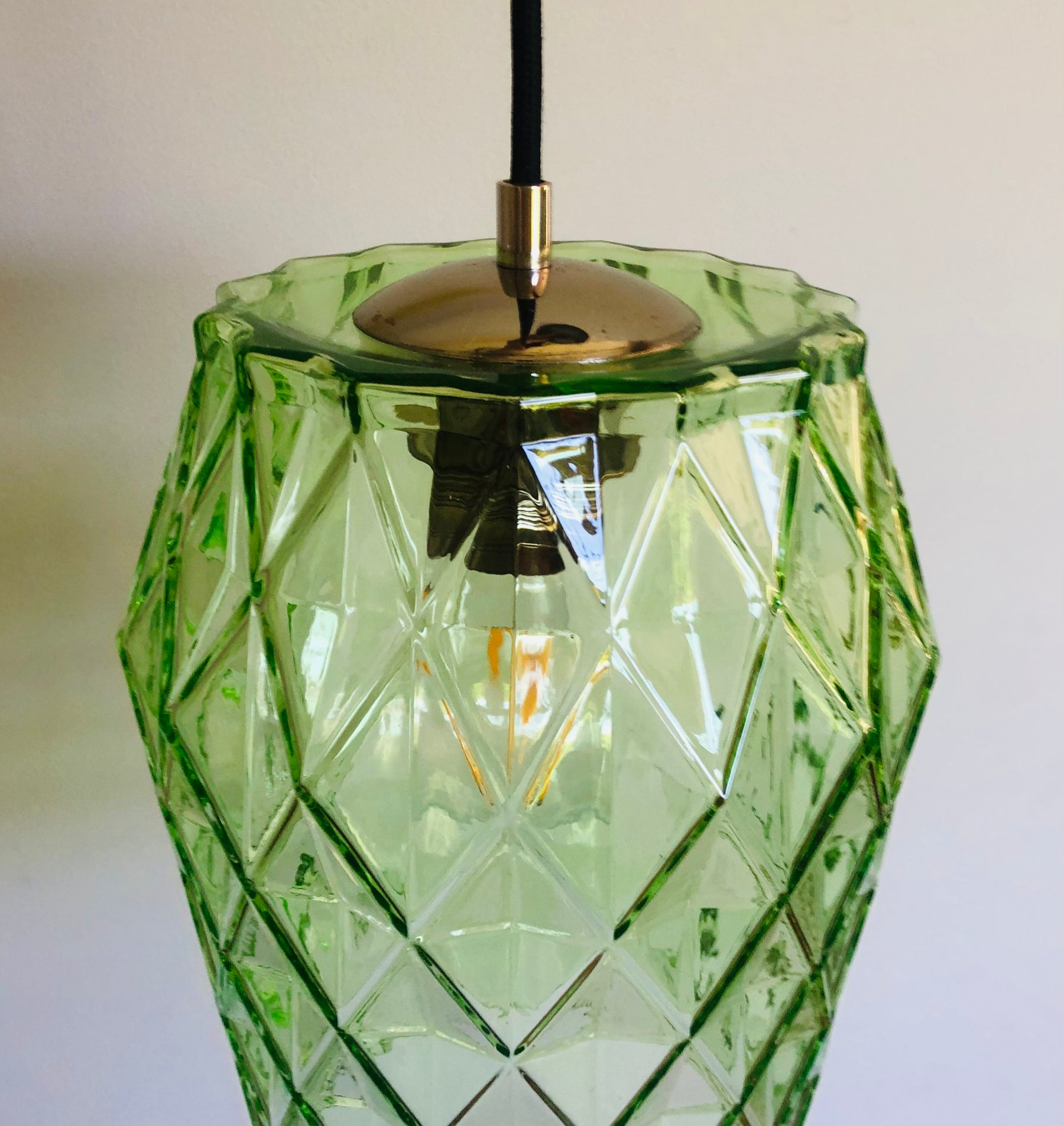 Krustallos '273' Pale Green Pendant Lamp