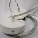 white canopy for pendant light