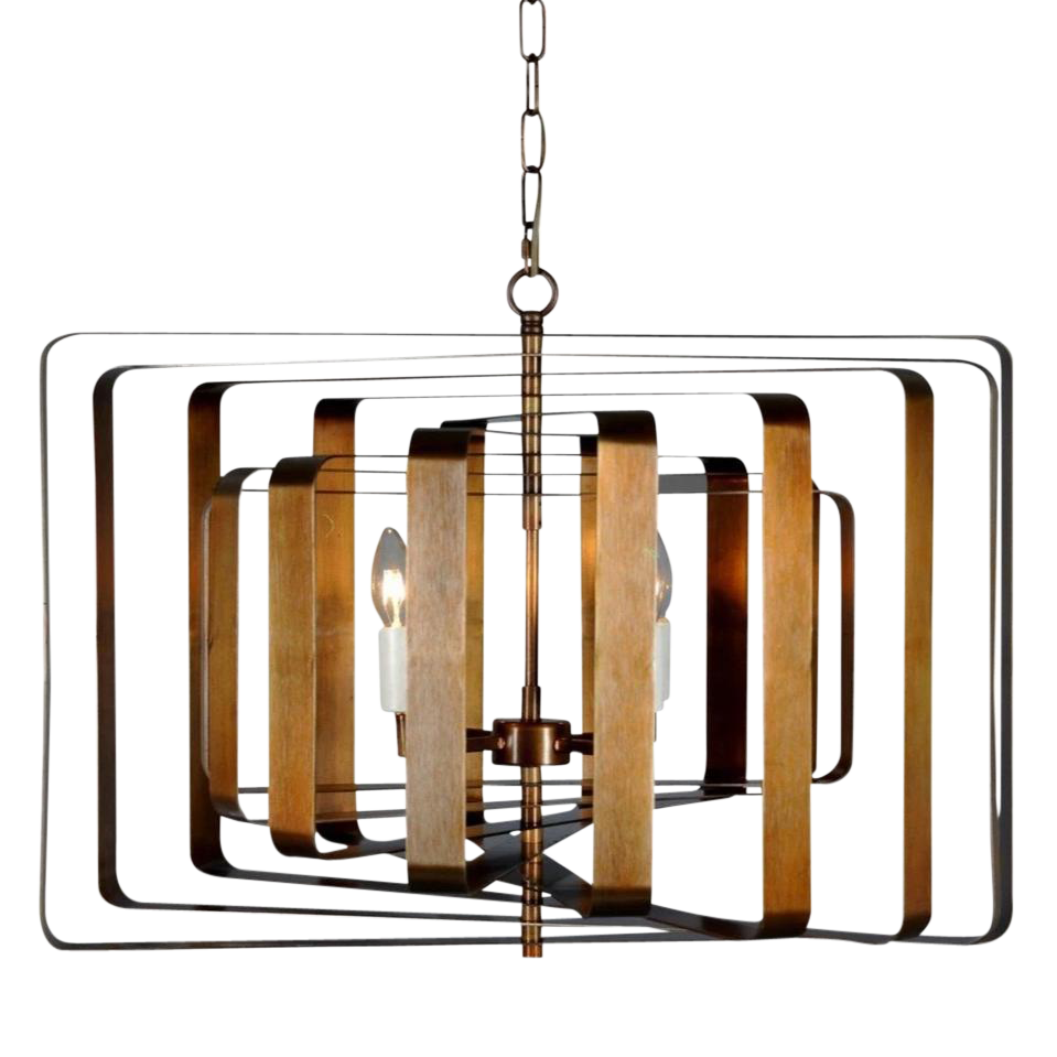SMITH&SMITH Lighting Sydney Chameleon Ceiling Light in Brass